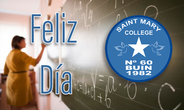 ¡Feliz Día del Profesor!